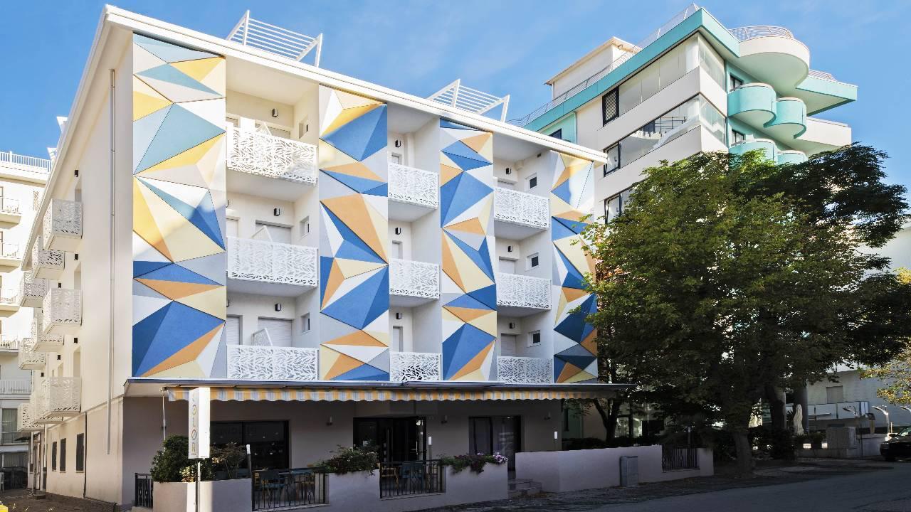 Color Hotel リミニ エクステリア 写真